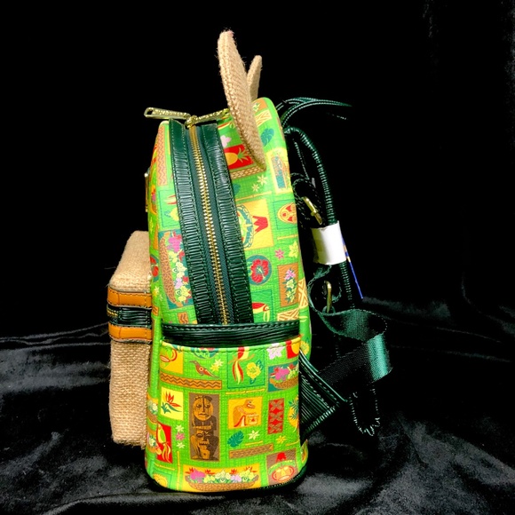 Disney Loungefly Enchanted Tiki Room Mickey Main Attraction Mini Backpack - NWT - Picture 4 of 4